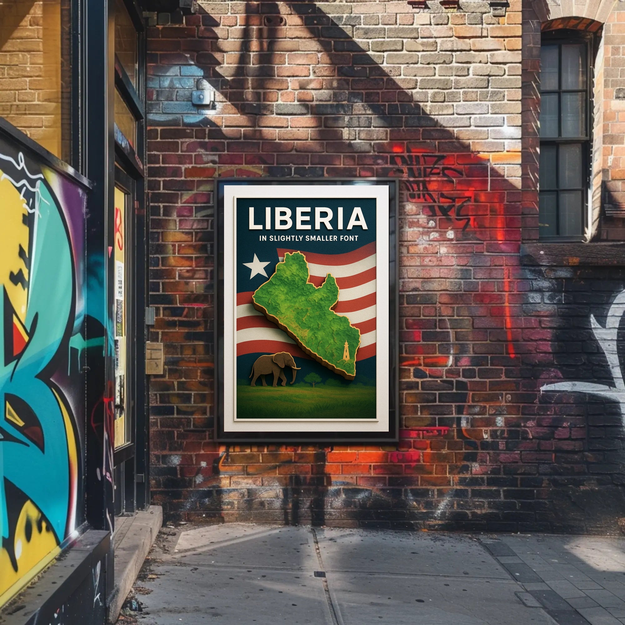 Liberia A Unique Perspective Poster PosterGoat