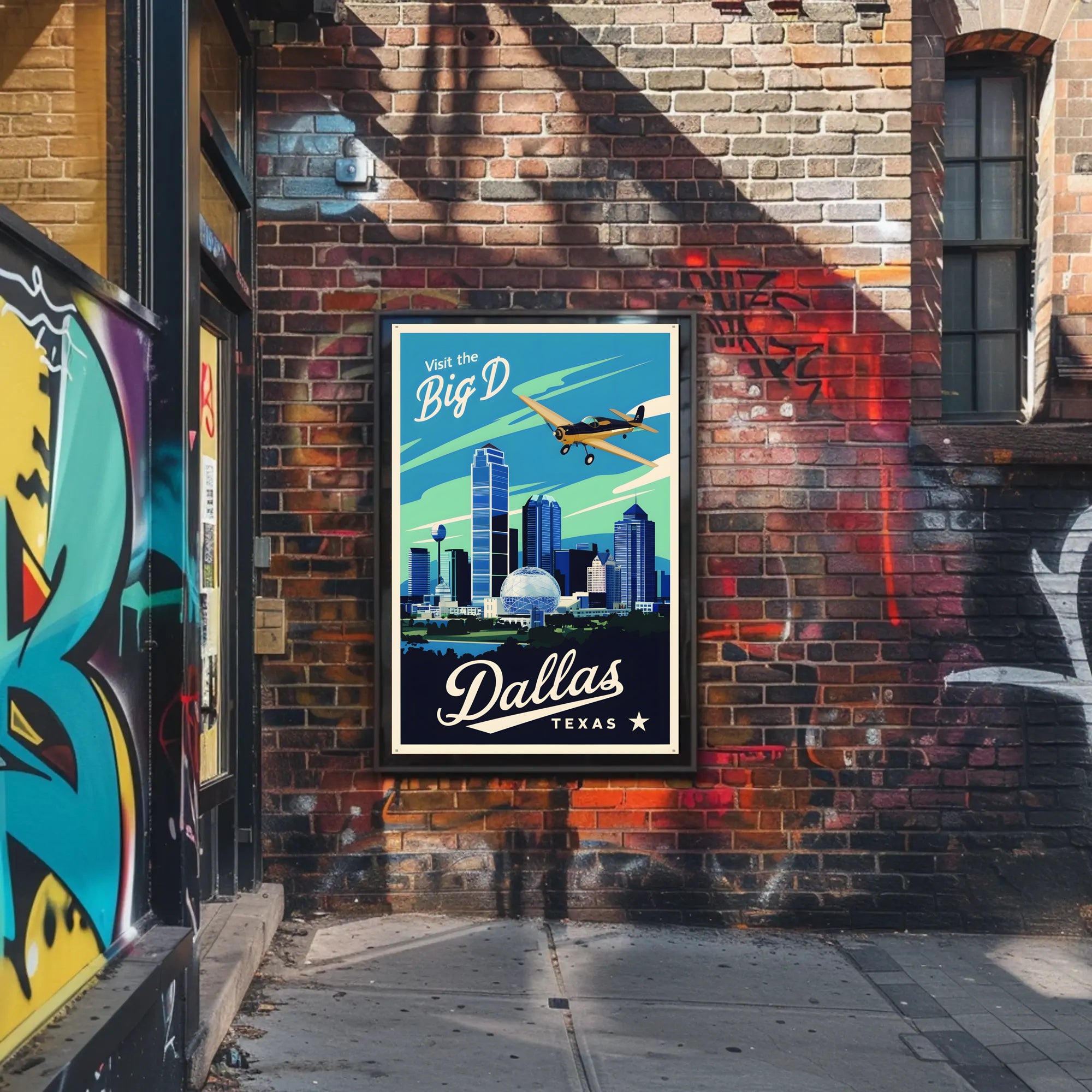 Visit the Big D Poster