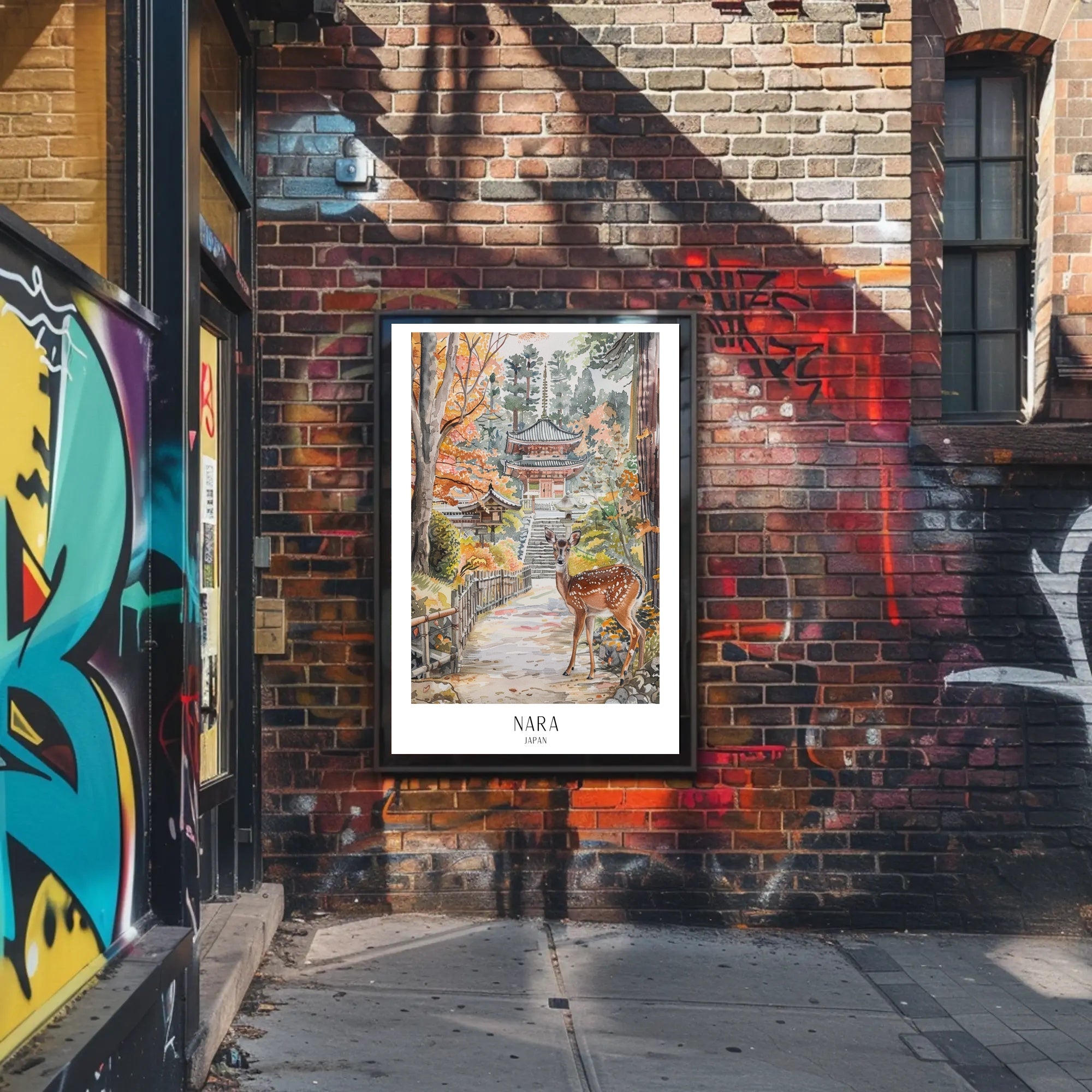 Serene Nara Autumn: Cultural or Heritage Poster PosterGoat