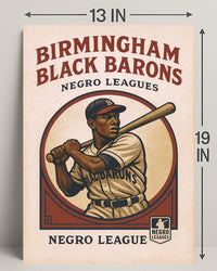 Birmingham Black Barons Negro Leagues Poster PosterGoat