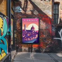 Florence Cathedral In Vibrant Colors: Poster