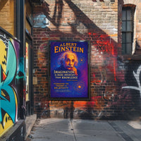 Albert Einstein Imagination and Relativity Poster