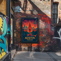 Austin's Vibrant Spirit Poster