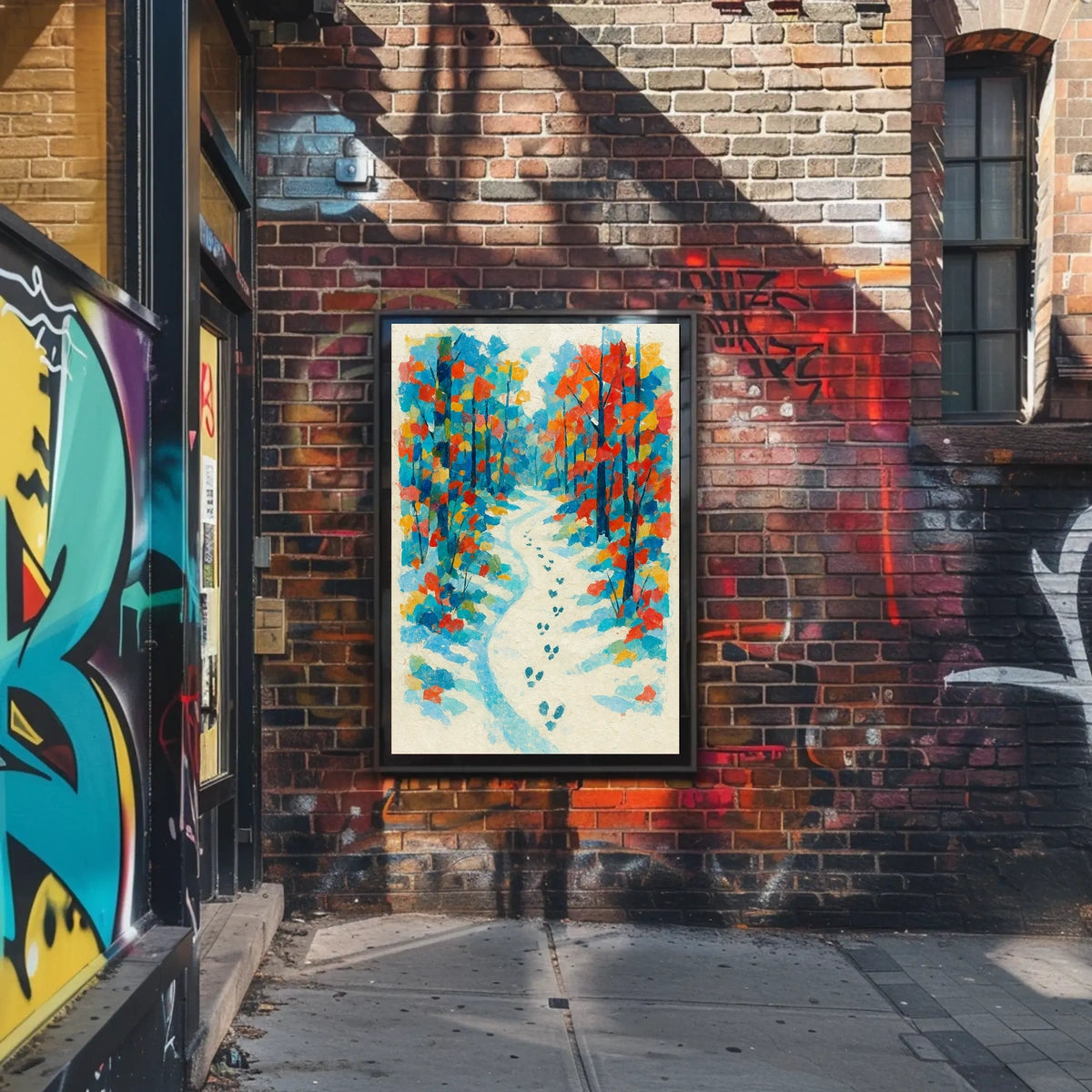 Autumn Pathway Poster