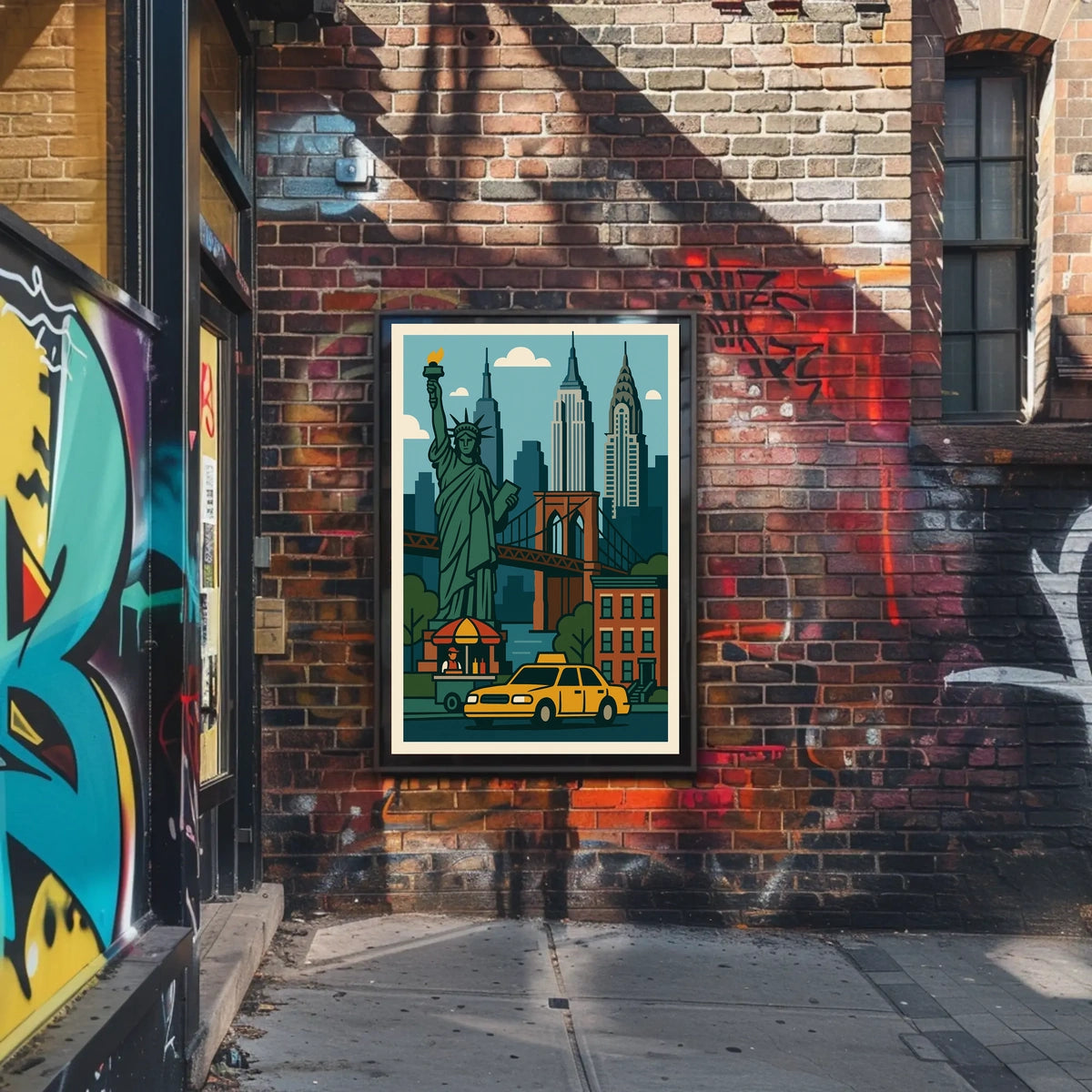 Iconic New York City Vibes Poster