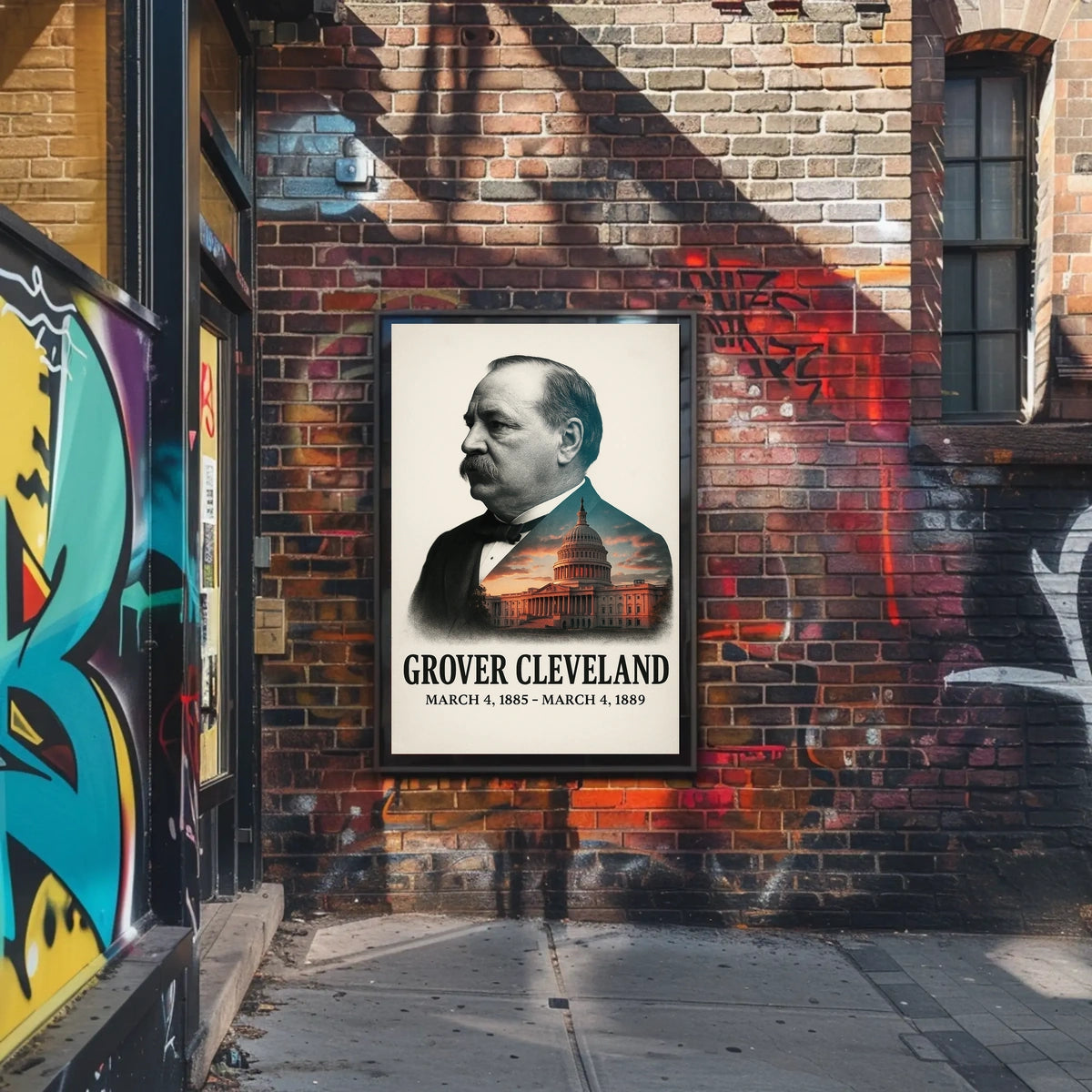 Grover Cleveland 22nd President of the United States Reflections Poster