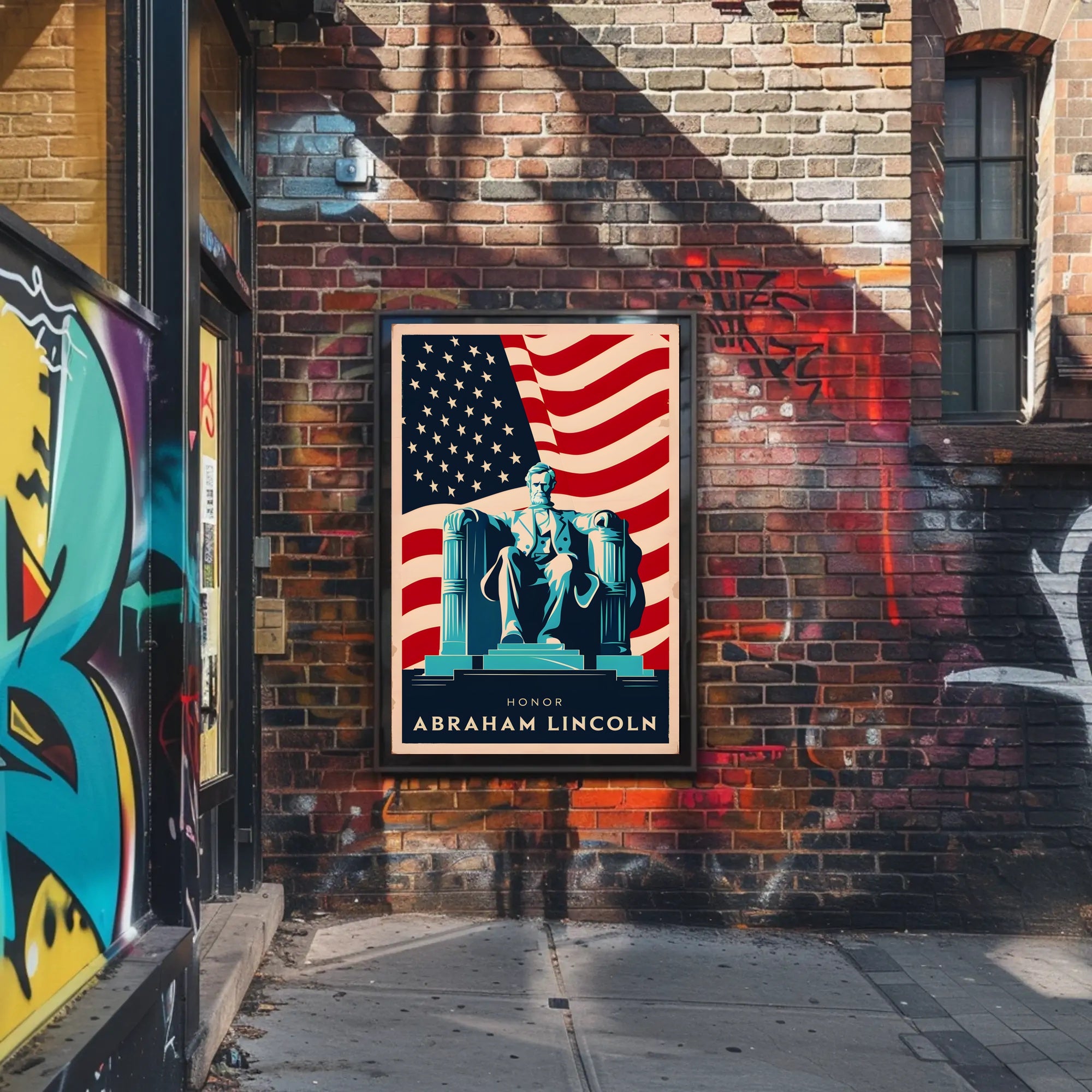 Tribute to Abraham Lincoln Poster