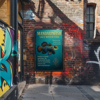Discover the Charm of the Mandarinfish Poster