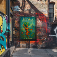 Brazil A Tapestry Of Culture And Poster