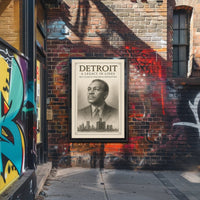 Detroit A Legacy in Lines Poster