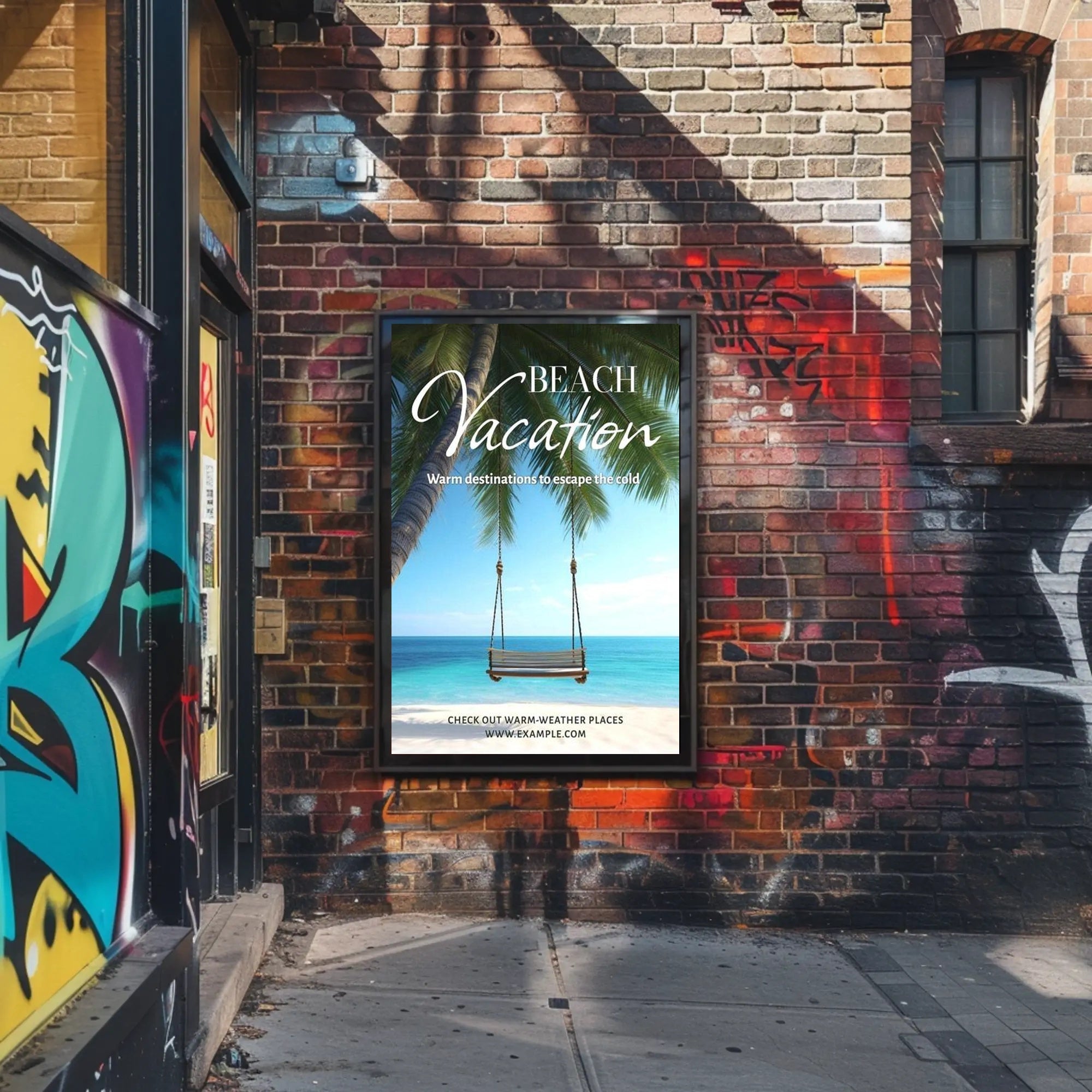 Beach Vacation Getaway Poster PosterGoat