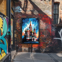 St. Basil's Cathedral Vibrant Cultural Heritage Poster
