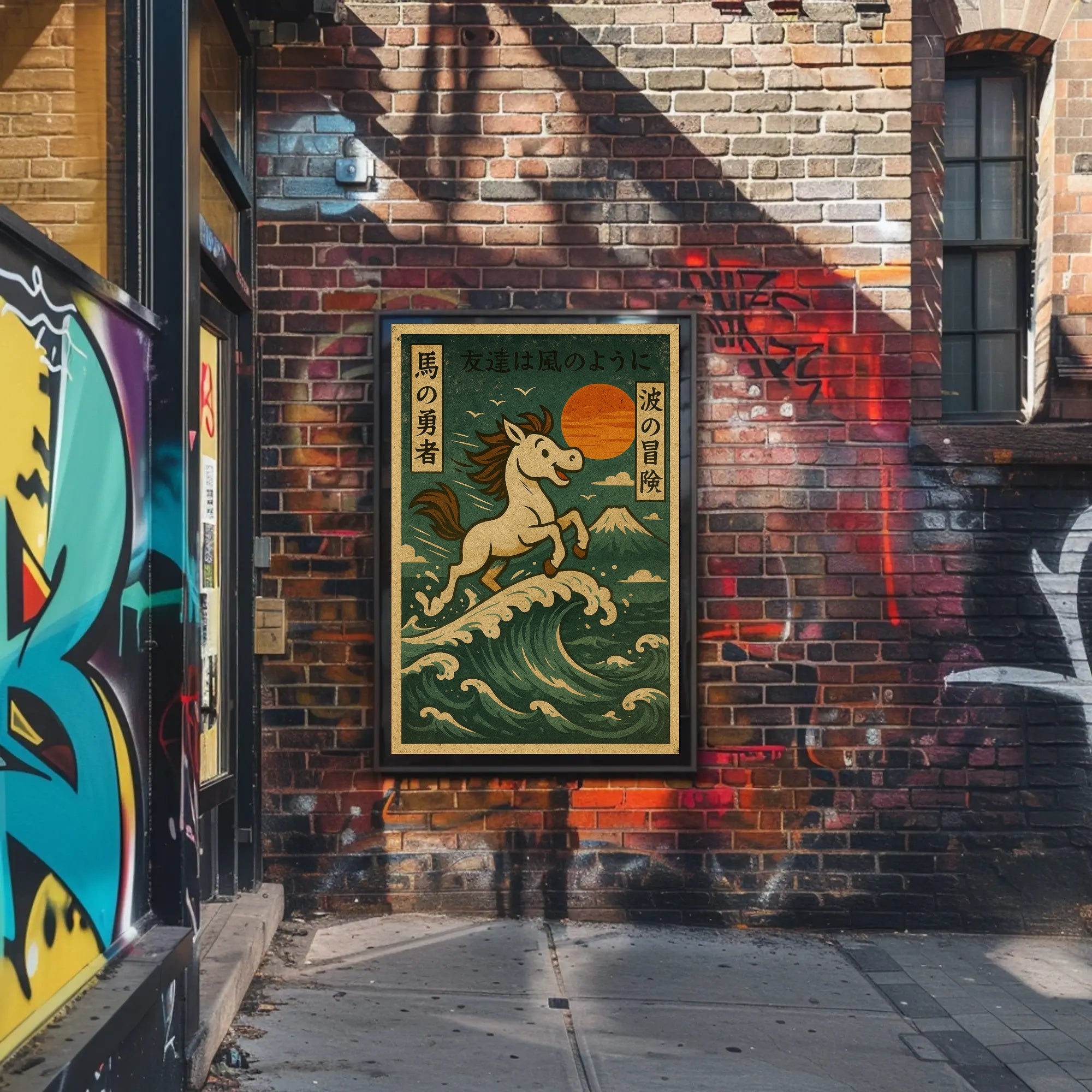 The Brave Horses Adventure Poster PosterGoat