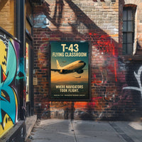 Boeing T-43 Aircraft Military Recruitment Art Poster