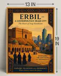 Erbil A Cosmopolitan Iraqi City Poster PosterGoat