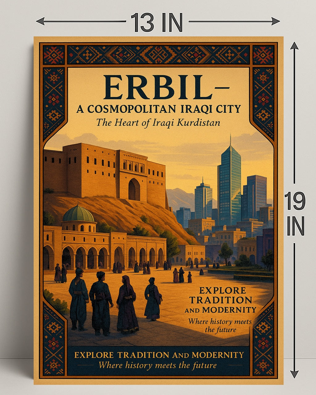 Erbil A Cosmopolitan Iraqi City Poster PosterGoat