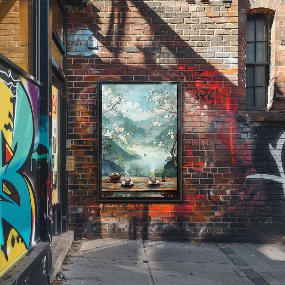 Vintage Silhouette Art Deco Style Poster