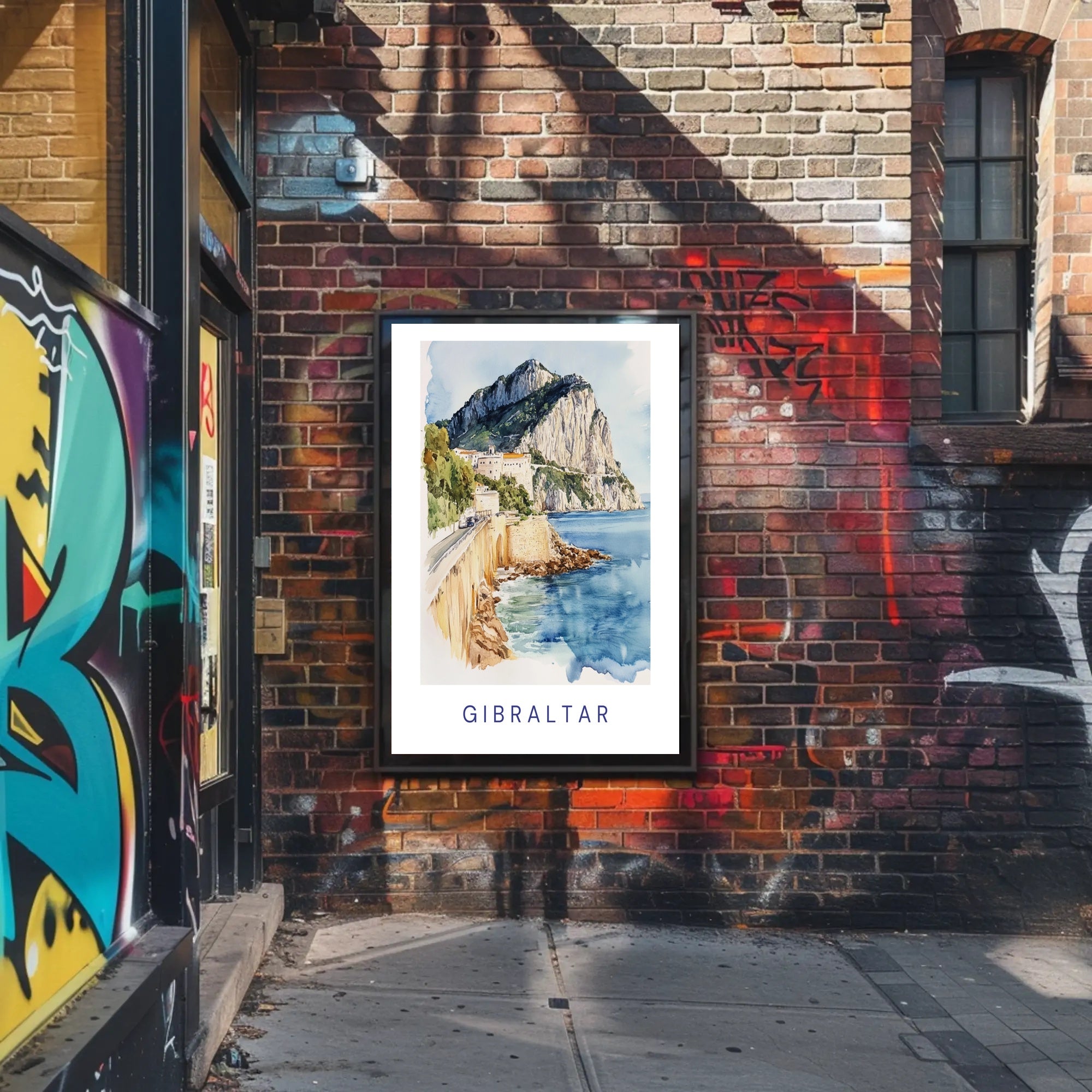 Scenic Gibraltar Poster PosterGoat