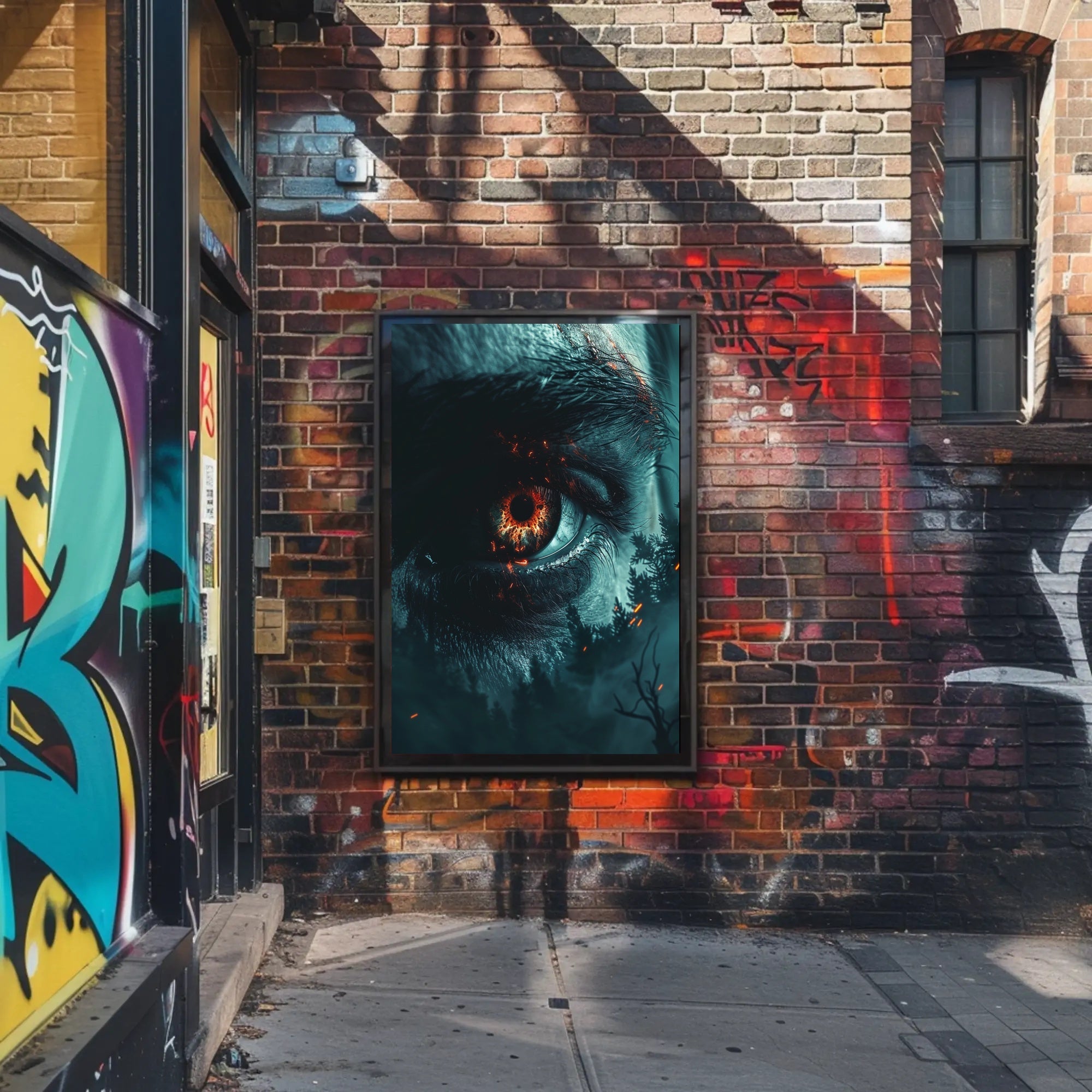 Lighthouse Under Aurora Borealis Coastal Poster Art PosterGoat