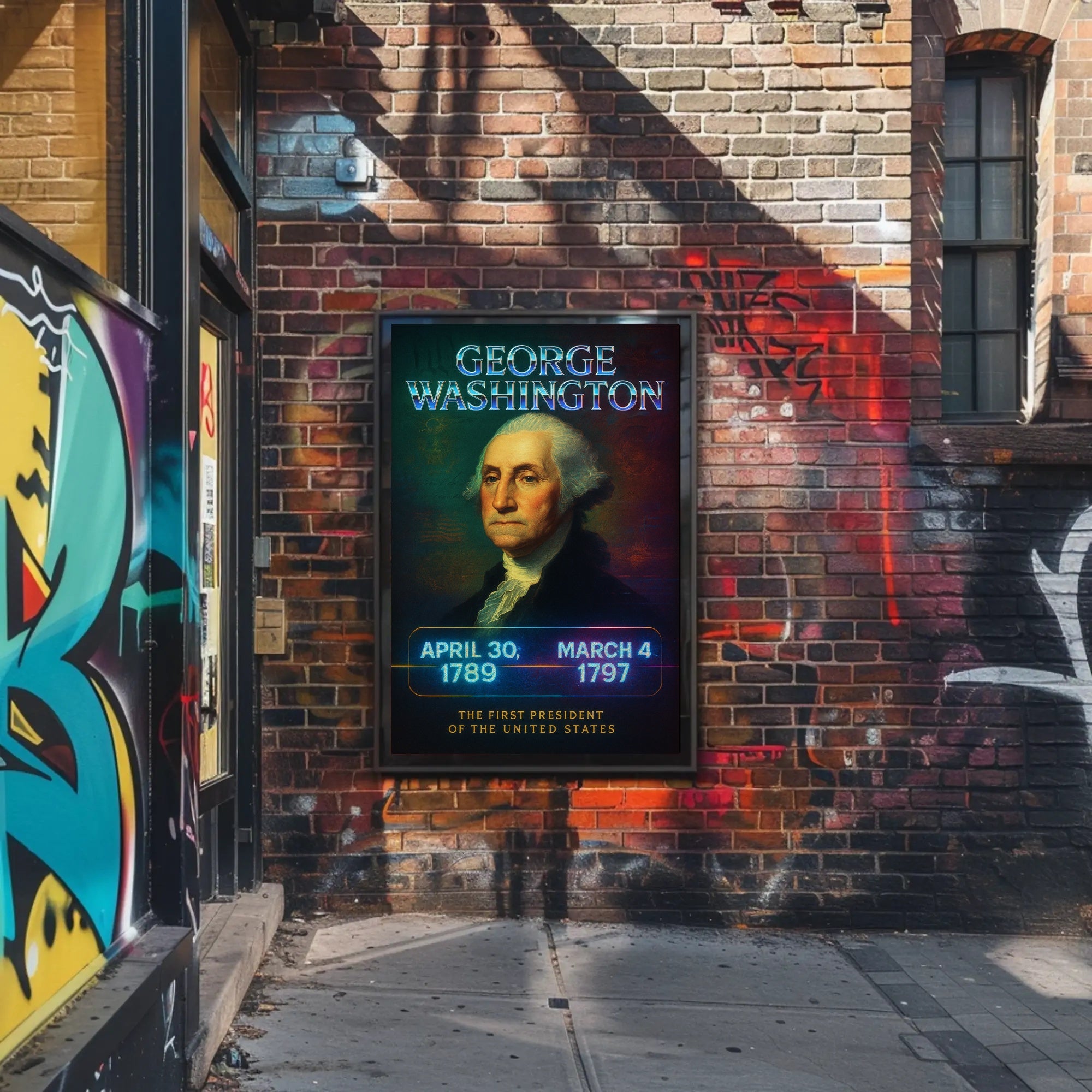 George Washington 1st President Poster PosterGoat