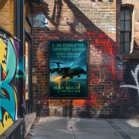 Lockheed C-141 Starlifter - Heavy Hauler of the Cold War Poster PosterGoat