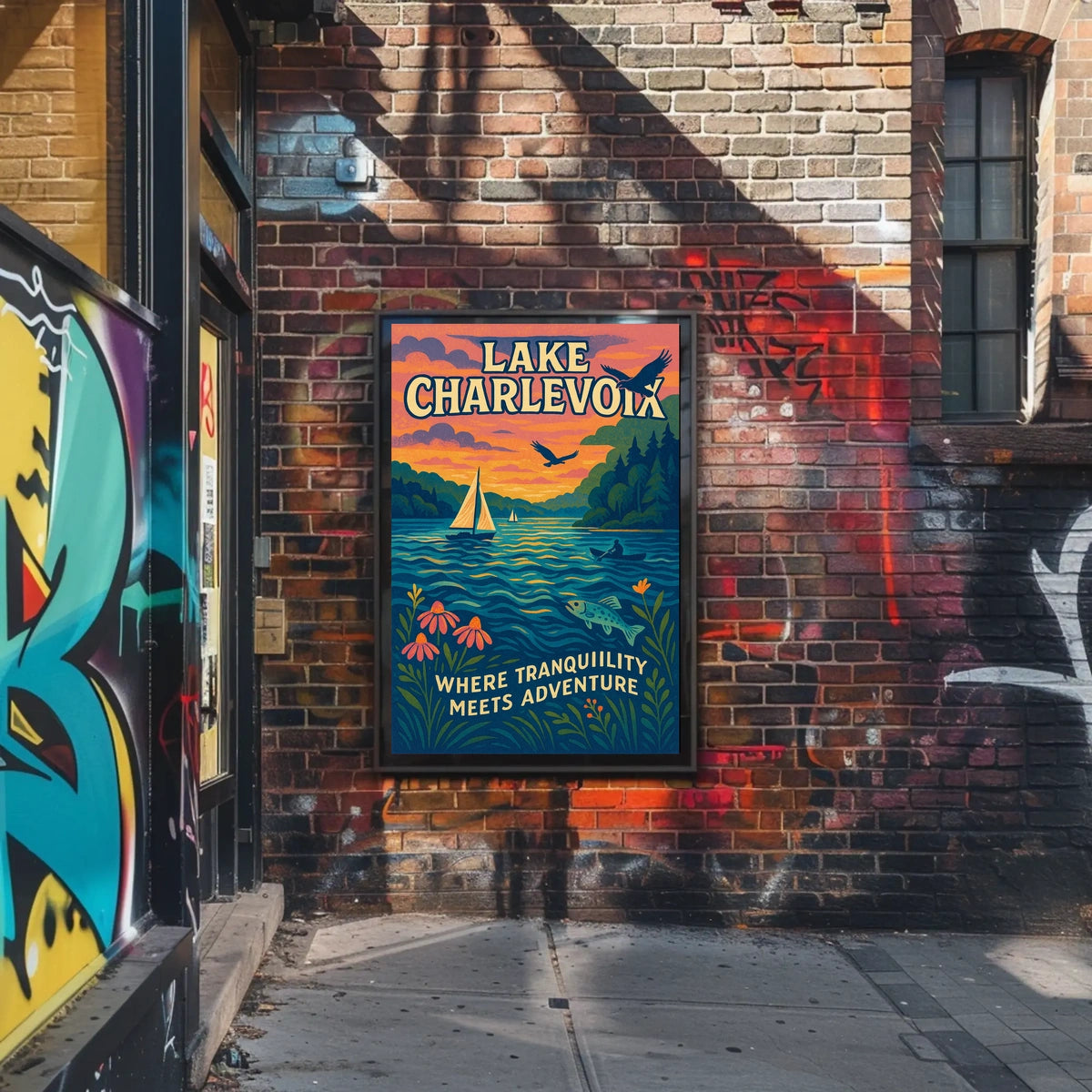 Lake Charlevoix Adventure Poster