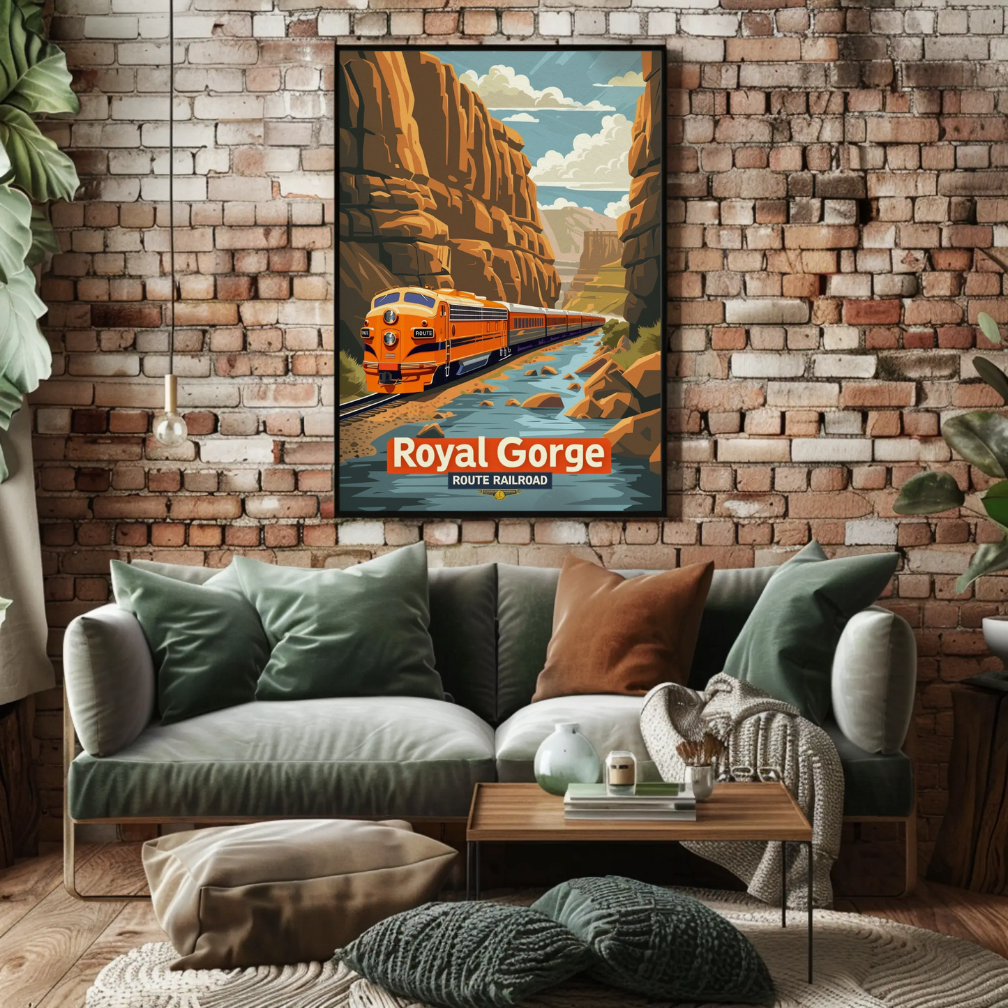 Royal Gorge Route Railroad Canyon Poster Poster
