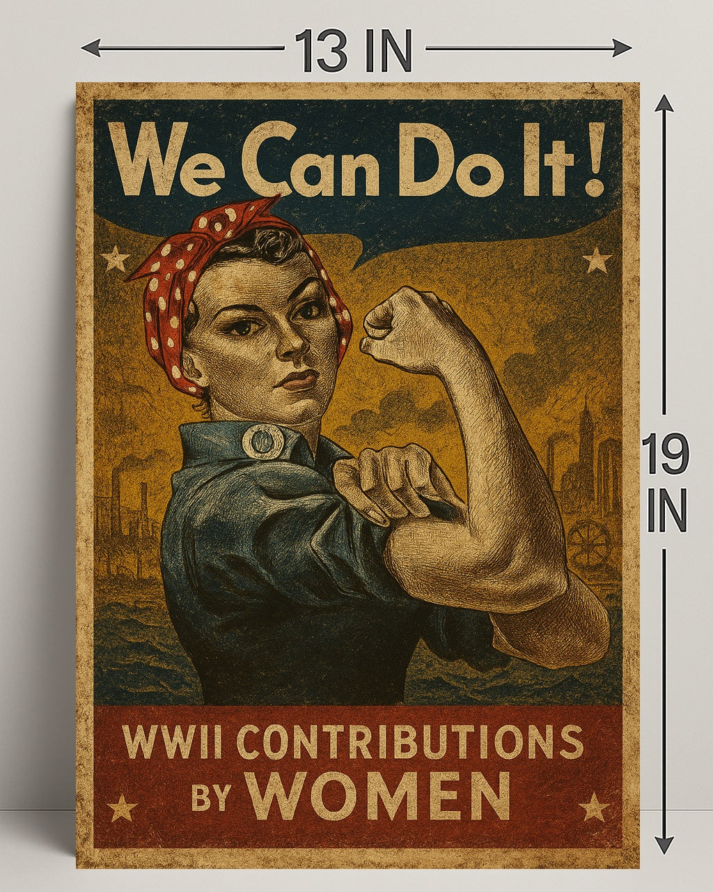 We Can Do It! Iconic WWII Poster
