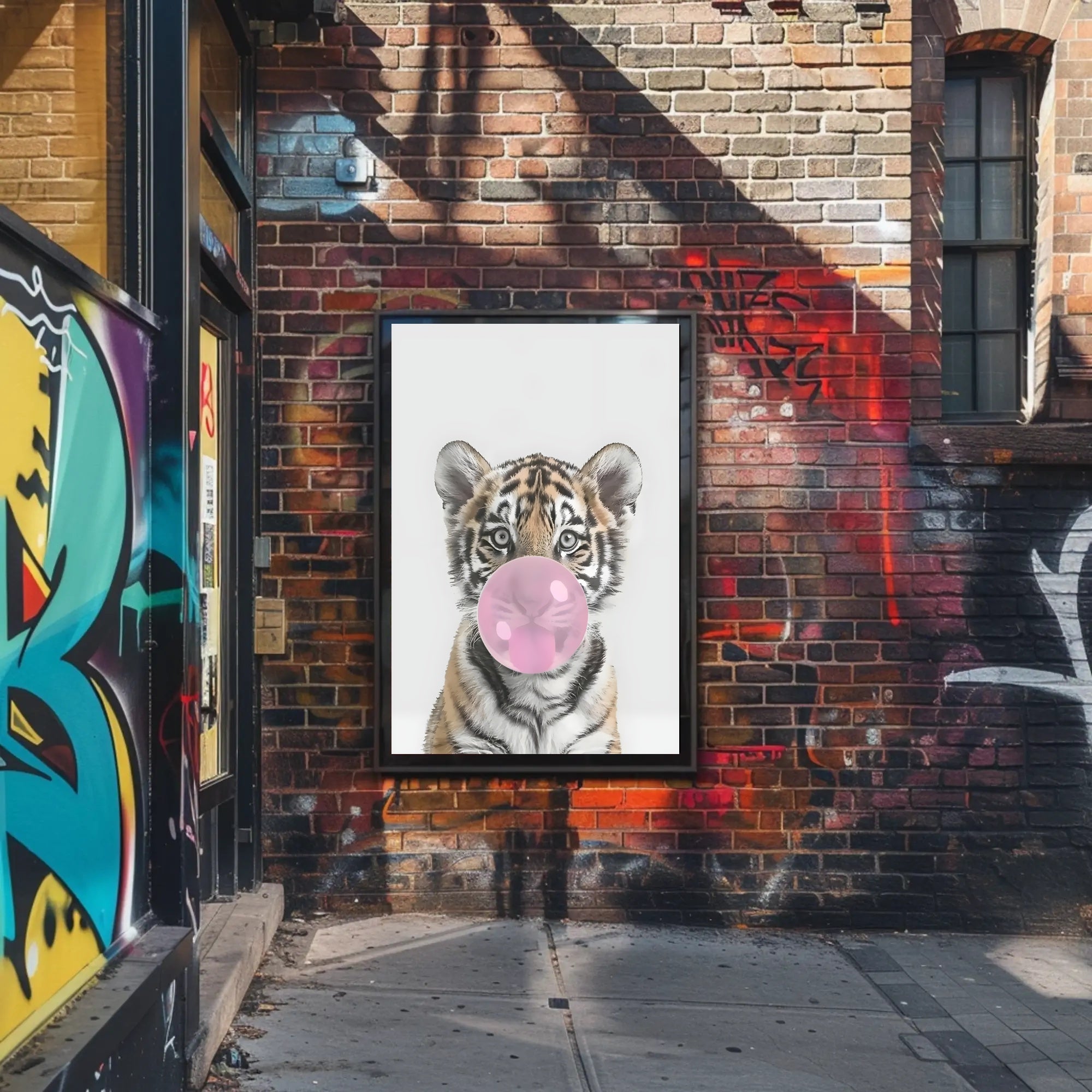 Bubblegum Tiger Poster
