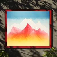 Vibrant Peaks Poster