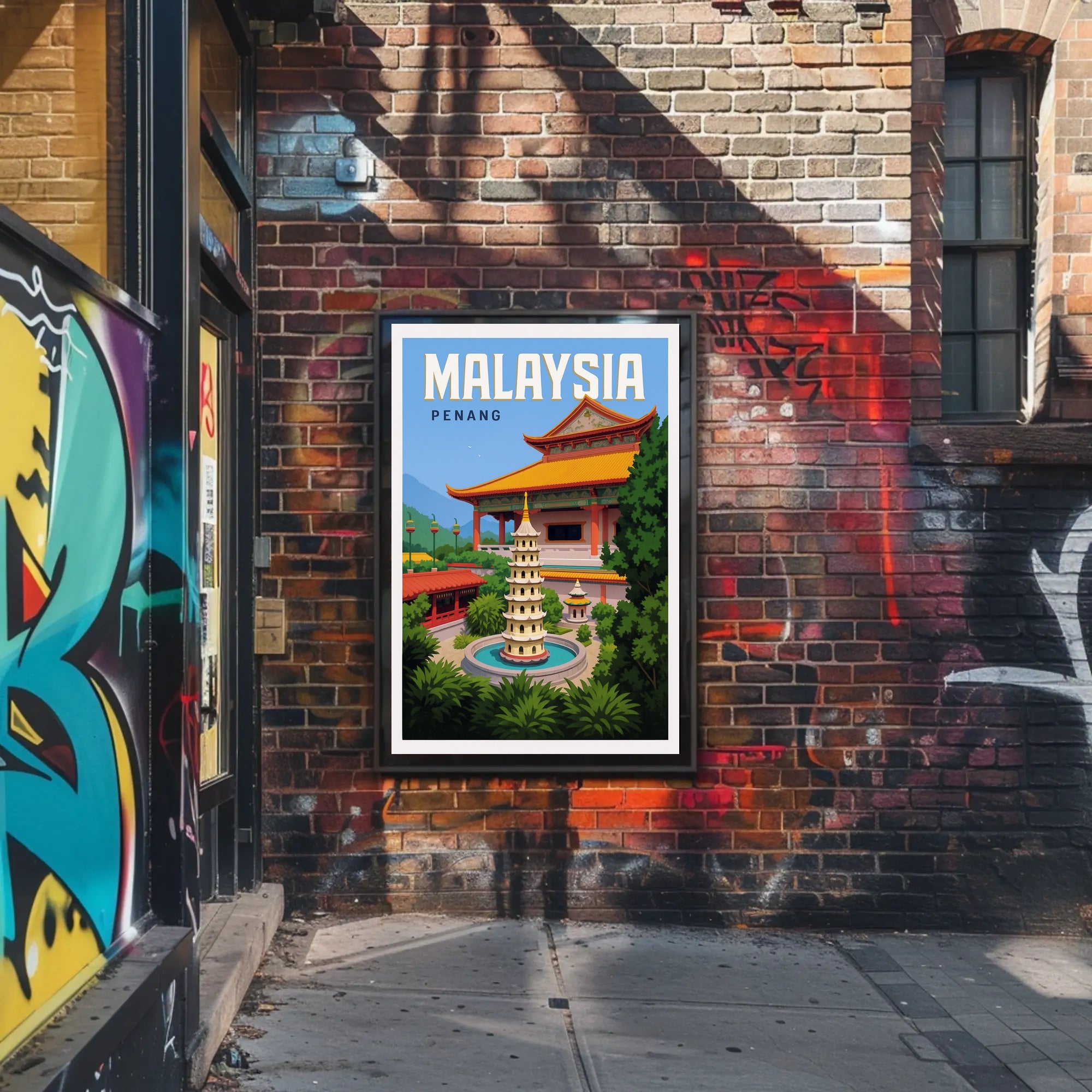 Malaysia - Penang Poster PosterGoat