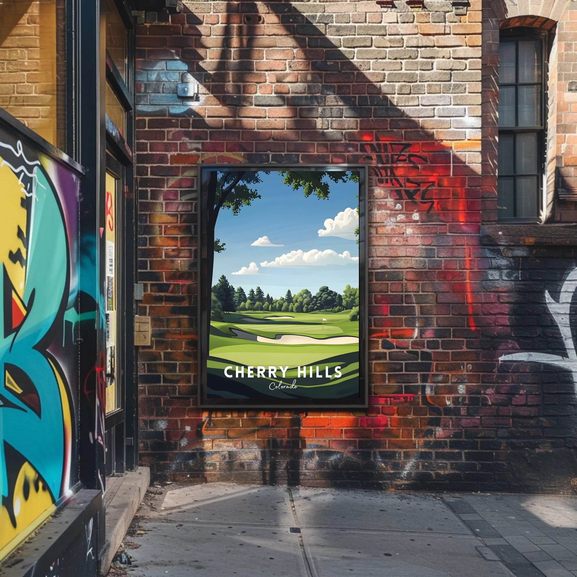 Cherry Hills Golf Course Scenic Sports Poster