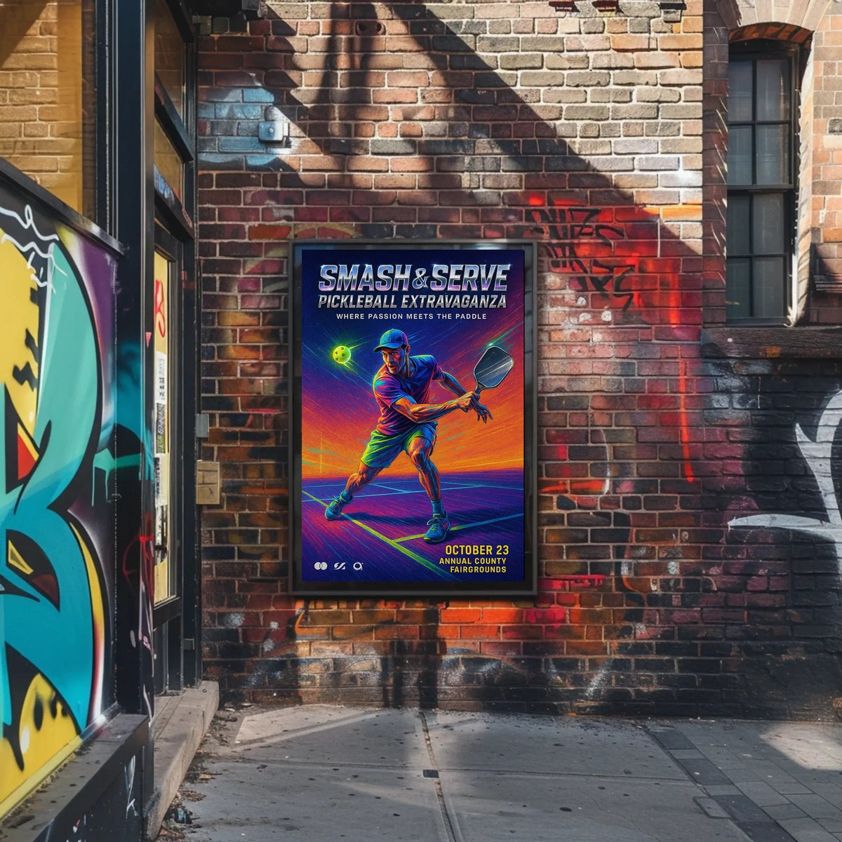 Pickleball Extravaganza Poster