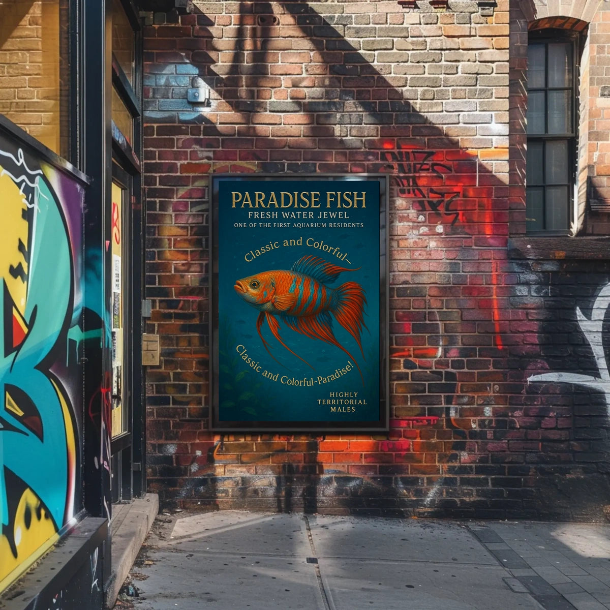 Paradise Fish Fresh Water Jewel Poster