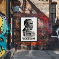 Barack Obama 44th President of the United States Reflections Poster