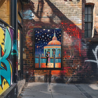 Starry Night Romance Poster