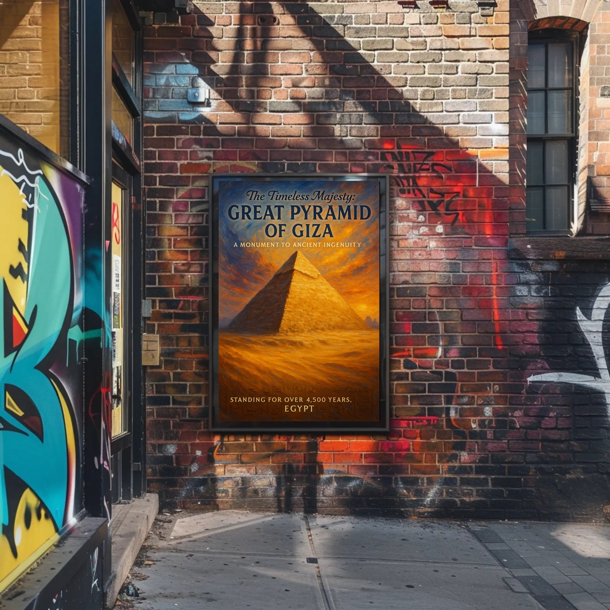 The Timeless Majesty: Great Pyramid of Giza Poster