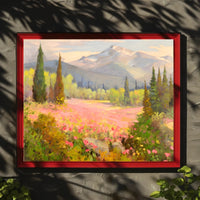 Serene Mountain Landscape Poster