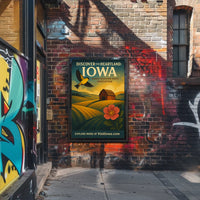 Discover the Heartland Iowa Poster