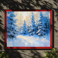 Winter's Tranquil Palette Poster