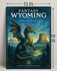 Fantasy Wyoming Poster PosterGoat