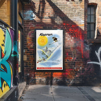 Kaprun Ski Destination Vintage Travel Poster PosterGoat