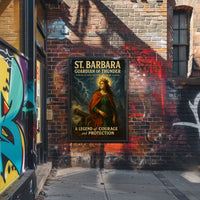 St. Barbara Guardian of Thunder Poster