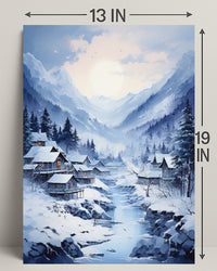 Winter Wonderland Village Poster