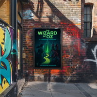 Cyberpunk Wizard of Oz Futuristic Sci-Fi Poster PosterGoat