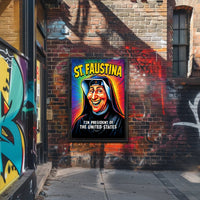 St. Faustina - Tin President of the United States Poster PosterGoat