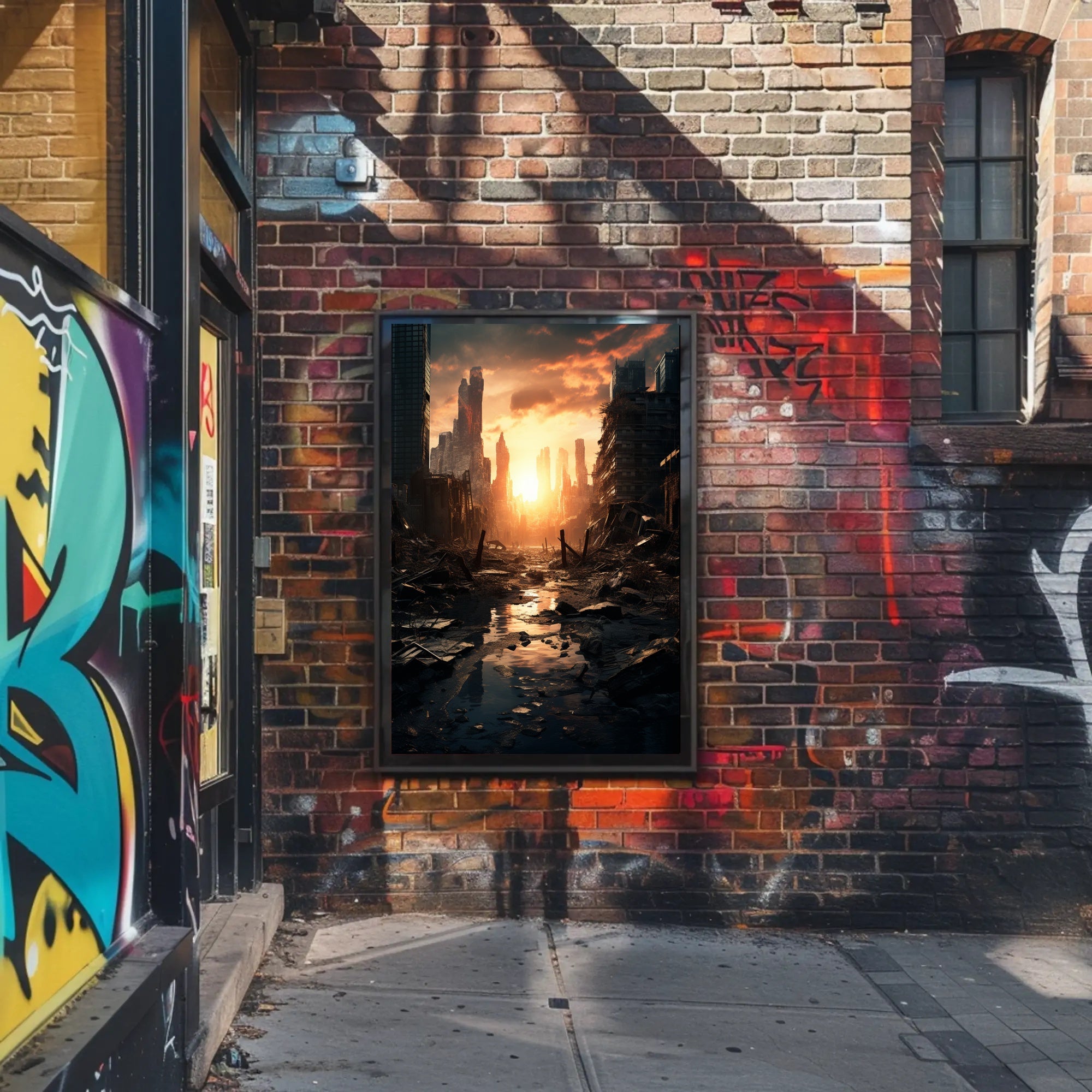 Post-Apocalyptic Sunrise Poster