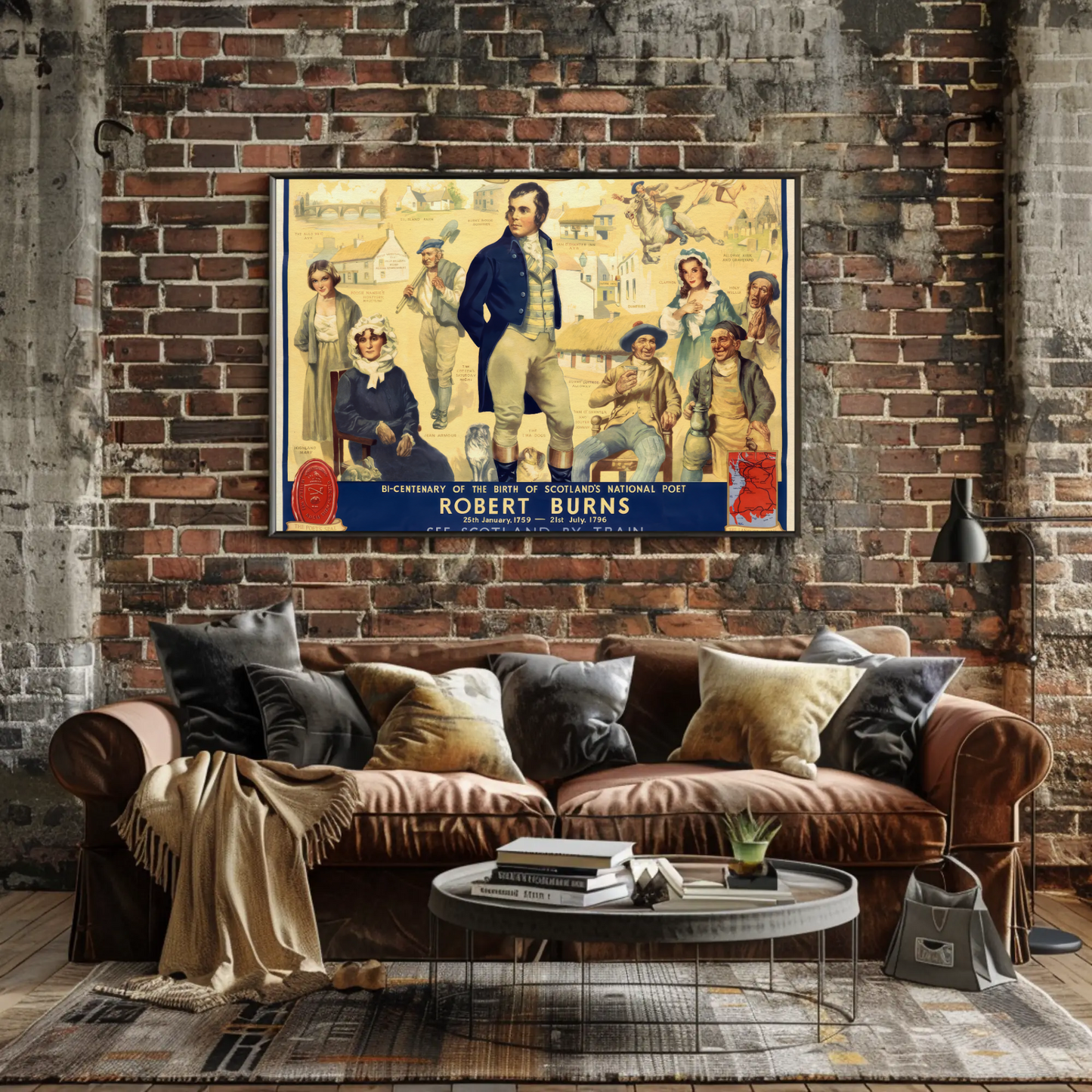 Robert Burns Bicentennial Poster