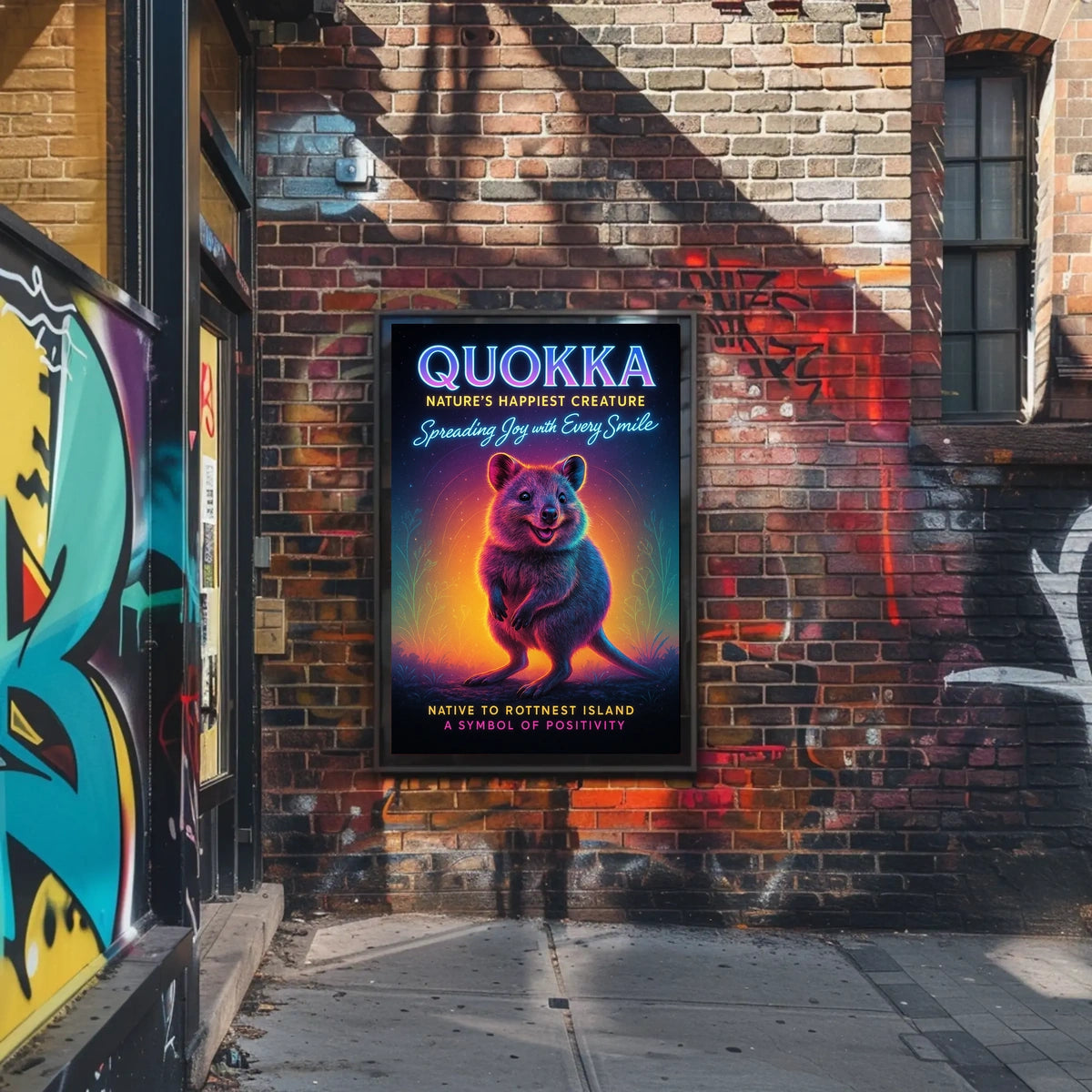Quokka Natures Happiest Creature Poster