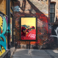 Vintage Racing Rivalry Poster